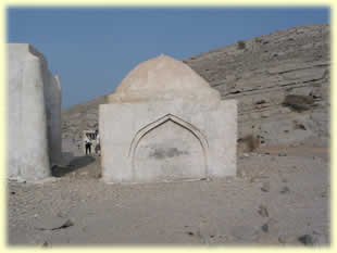 Shrine to Sheikh Masud on the beach